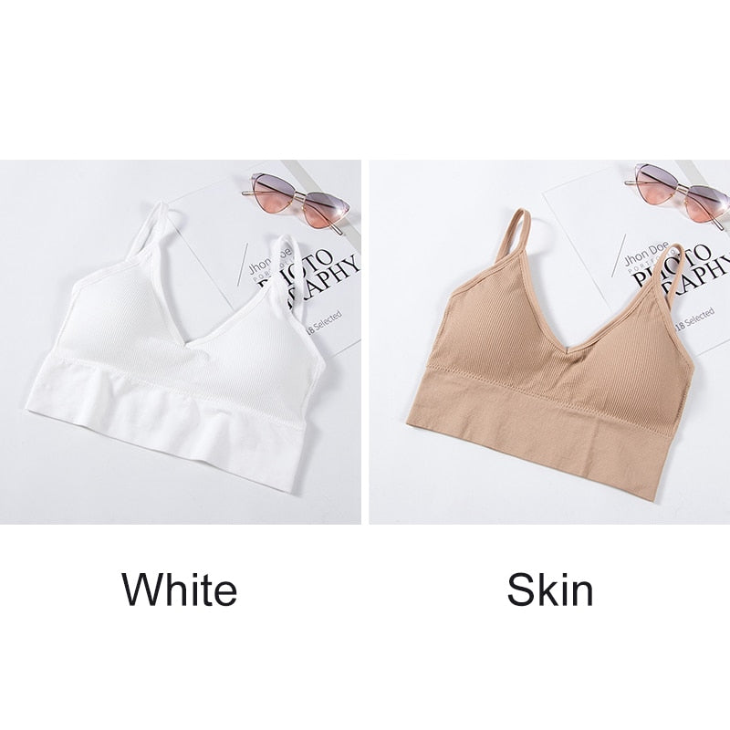 1/2 Pcs Bras For Women Sexy Seamless Bra U Type Backless Bralette Push Up Tupe Top Women Wire Free Brassiere Females