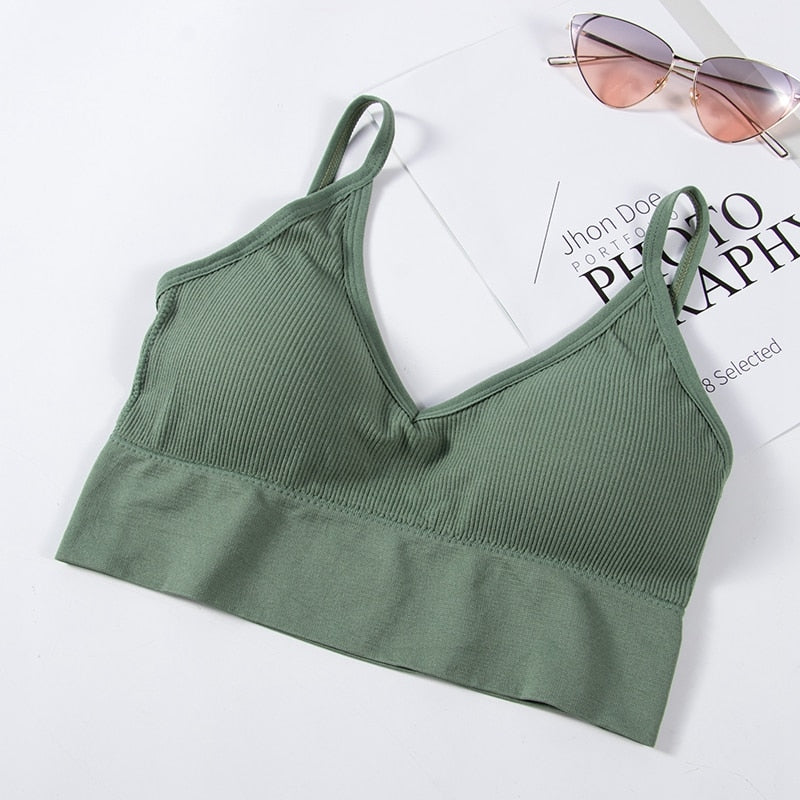 1/2 Pcs Bras For Women Sexy Seamless Bra U Type Backless Bralette Push Up Tupe Top Women Wire Free Brassiere Females