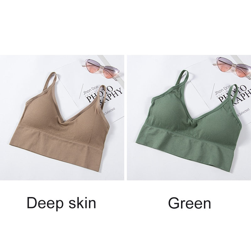 1/2 Pcs Bras For Women Sexy Seamless Bra U Type Backless Bralette Push Up Tupe Top Women Wire Free Brassiere Females