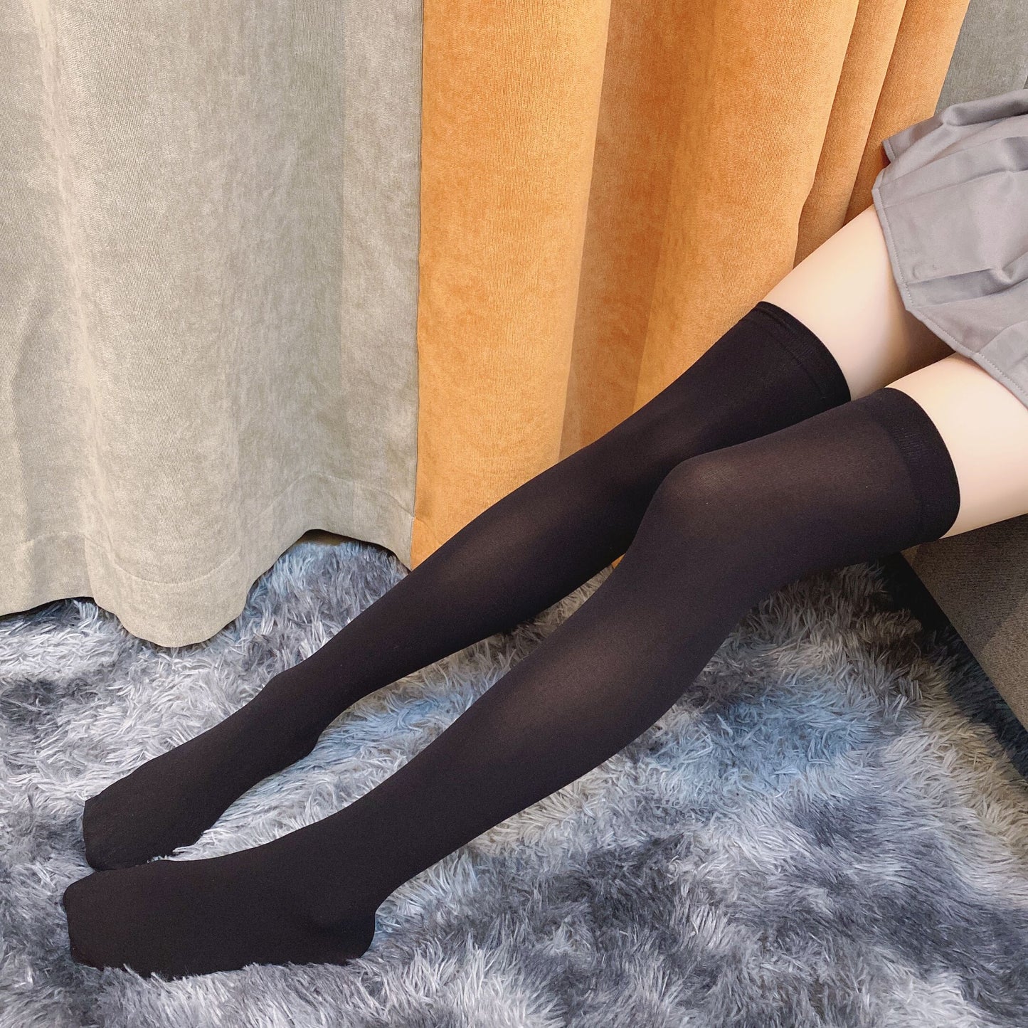 New Sexy Medias Black White Striped Long Socks Women Over Knee Thigh High Over The Knee Stockings Ladies Girls Warm Knee Socks